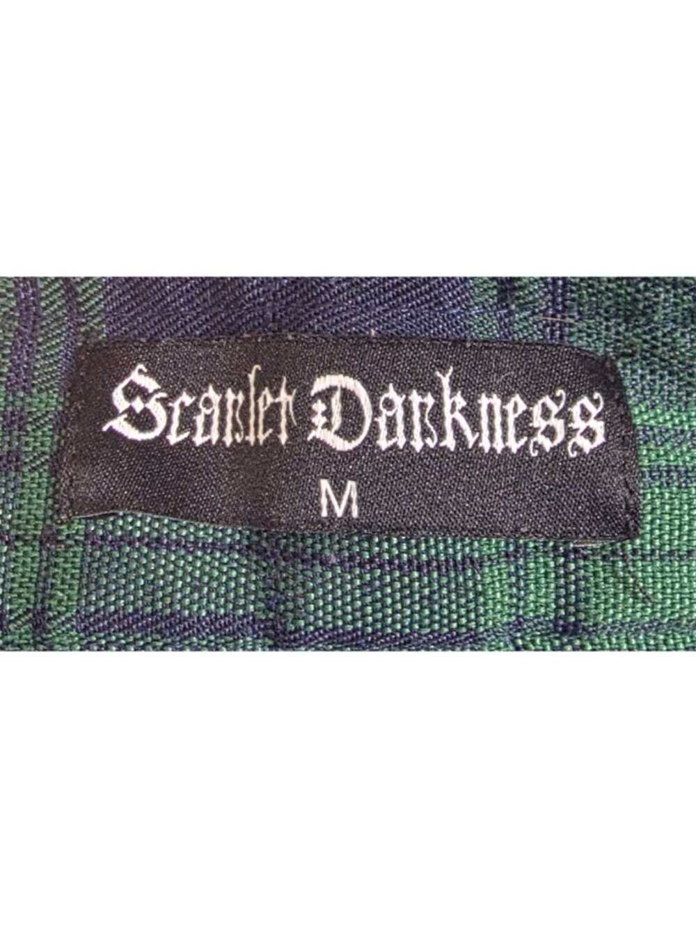 Men's - Scarlet Darkness Plaid Tartan Utility Kilt, Size Medium - Picture 4 of 8